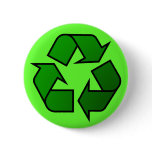 Official Green Recycle Logo / Symbol buttons