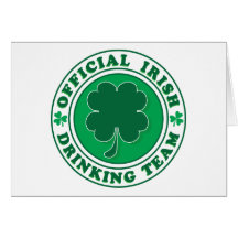 Official-Iris-Drinking-Team Greeting Cards