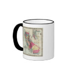 Official map of the State of California mugs