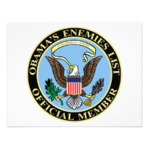 Official Member of Obama’s Enemies List Custom Invites