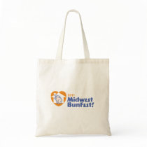 Official MidWest BunFest logo tote bag