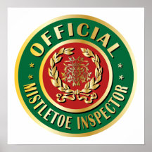 Official Mistletoe Inspector Print
