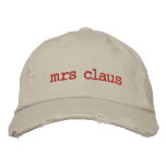 official mrs clause hat embroidered hats