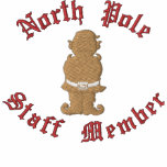 Official North Pole Staff Member Shirt embroidered shirts