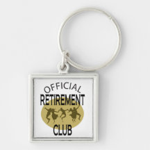 Official Retirement Club Key Chain
