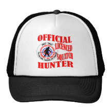Official squatch hunter mesh hats