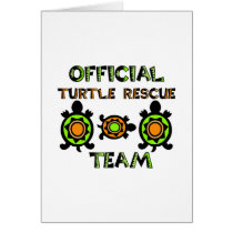 Official Turtle Rescue Team 1 Greeting Card