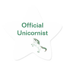 Official Unicornist Star Stickers