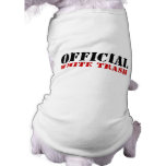 Official White Trash Pet Clothing pet clothing