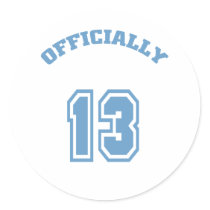 Officially 13 round stickers