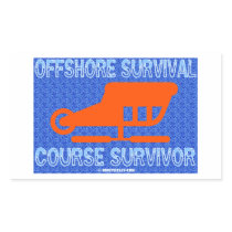 Offshore Survival Course Survivor,Oil,Gas,Rigs Sticker