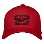 Offutt  Fire Fighters Embroidered Baseball Caps