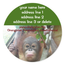 OFI Rescued Wildlife Charity address labels Sticker