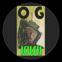 OG KUSH stickers