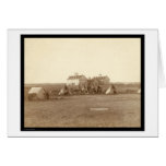 Oglala School & Indian Camp Pine Ridge SD 1891 Greeting Card