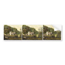 Ogwell, old mill, Newton Abbott, England magnifice Bumper Sticker