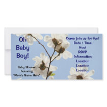 Oh Baby Boy! invitations Baby shower Magnolia