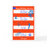 Oh Boy!  It's fun to be a boy!  Happy B-day Grands Cards