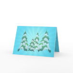 OH CHRISTMAS TREES by SHARON SHARPE Greeting Cards