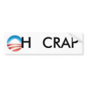 OH CRAP bumper stickers