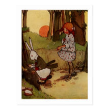 Oh Dear I Shall Be Late Postcard