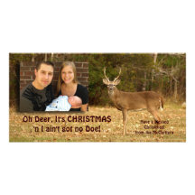 Oh Deer Photo card