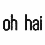 oh hai embroidered t-shirt embroidered shirts