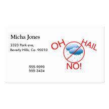Oh Hail No Business Card Template