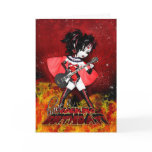 Oh La La Birthday Card - Rocking Birthday Vampire