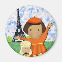 Oh La La Paris Magnet