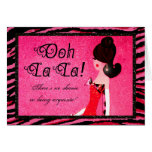 OH LA LA!  There's No Shame In Being Exquisite! cards