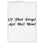 Oh! More! Go on! Yes! Ooh! Ummm! cards