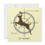 Oh my Deer!  Hunting Birthday Party invitations
