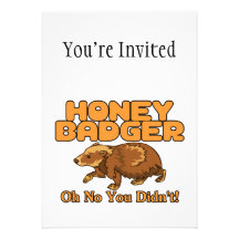 Oh No Honey Badger Announcement