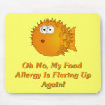 Oh No, My Food Allergy Is Flaring Up Again! Mousemats