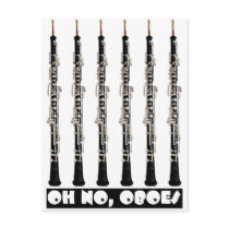 oh no oboes post cards