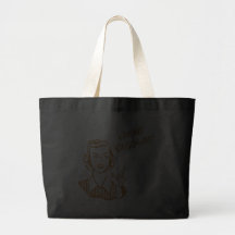 OH NO YOU DI-INT! Retro Housewife Orange Canvas Bags