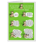 Oh no!  You killed my dog! Greeting Card