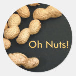 Oh Nuts! Round Stickers