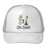 Oh Shit Bride and Groom Mesh Hat
