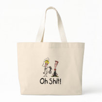 Oh Shit Wedding Bride and Groom Bag