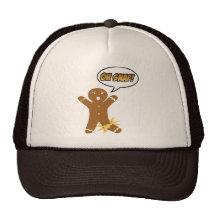 Oh Snap! Funny Christmas Gingerbread Man Trucker Hat