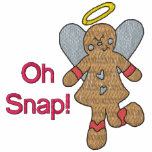 Oh Snap Gingerbread embroidered shirts