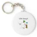 Oh Snap UD Snowman keychains