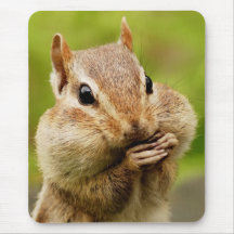 Oh So Cheeky Chipmunk Mousepad
