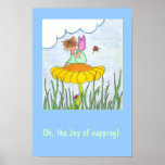 Oh the Joy of Napping Poster posters