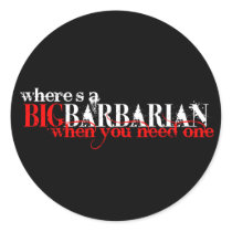 Oh those Barbarians Sticker