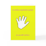'Oh Well Done, Congratulations' Card