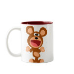 "Oh well..." Shrugging Cartoon Bear Mug
