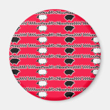 "OHBAAMAAAHHH!" Sheep, Alex Jones Fridge Magnets